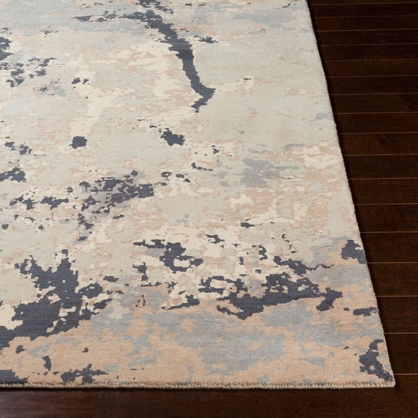 Alfombra de lana tejida a máquina Andromeda ANM-1007 de 1,83 m x 2,74 m