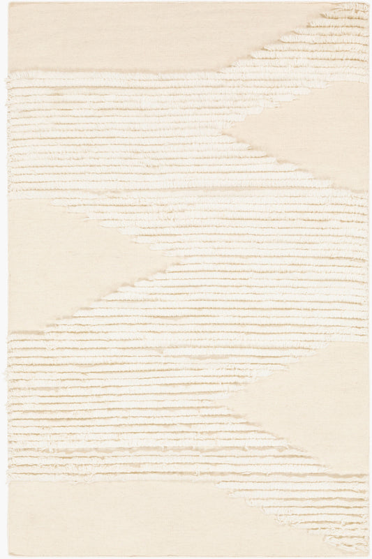 Alfombra decorativa de lana hecha a mano Apache APA-2301 de 2' x 3'