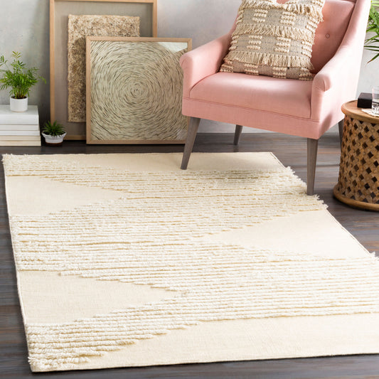Apache APA-2301 8ft Runner Handmade Wool Runner Rug