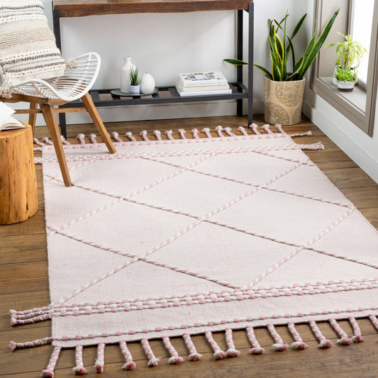 Alfombra de lana hecha a mano Apache APA-2307 de 2,4 m