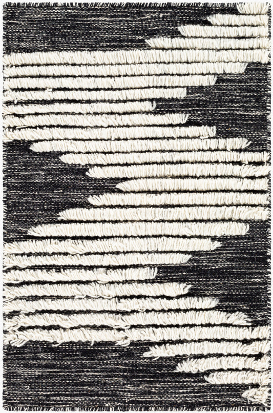 Alfombra decorativa de lana hecha a mano Apache APA-2311 de 2' x 3'