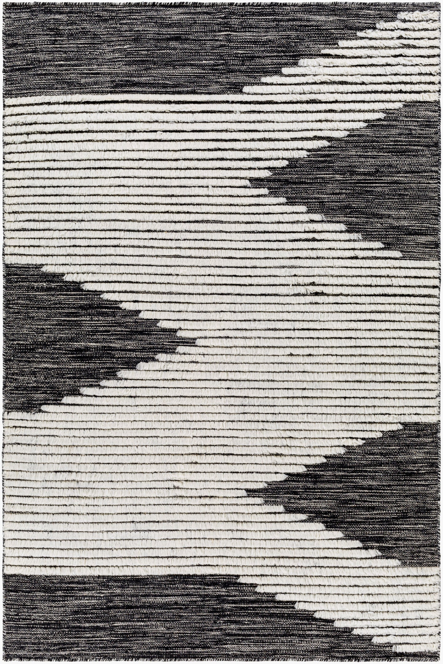 Alfombra de lana hecha a mano Apache APA-2311 de 1,83 m x 2,74 m