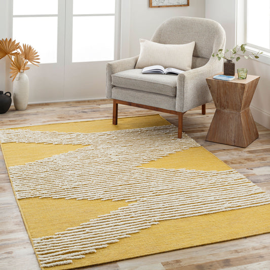 Alfombra de lana hecha a mano Apache APA-2312 de 1,52 m x 2,13 m