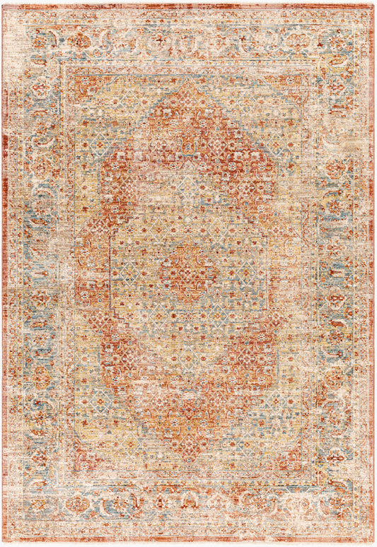 Aspendos APS-2301 2' x 3' Machine Woven Accent Rug