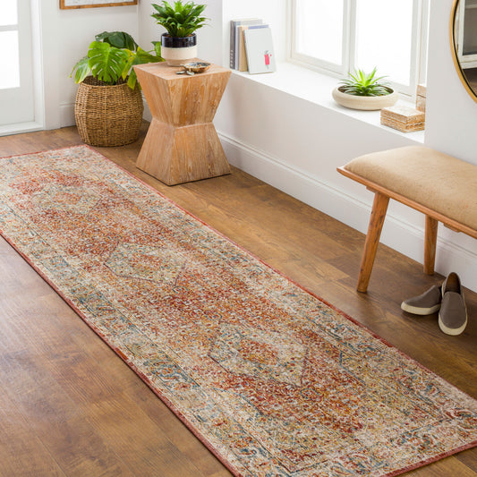 Aspendos APS-2301 10ft Runner Machine Woven Runner Rug