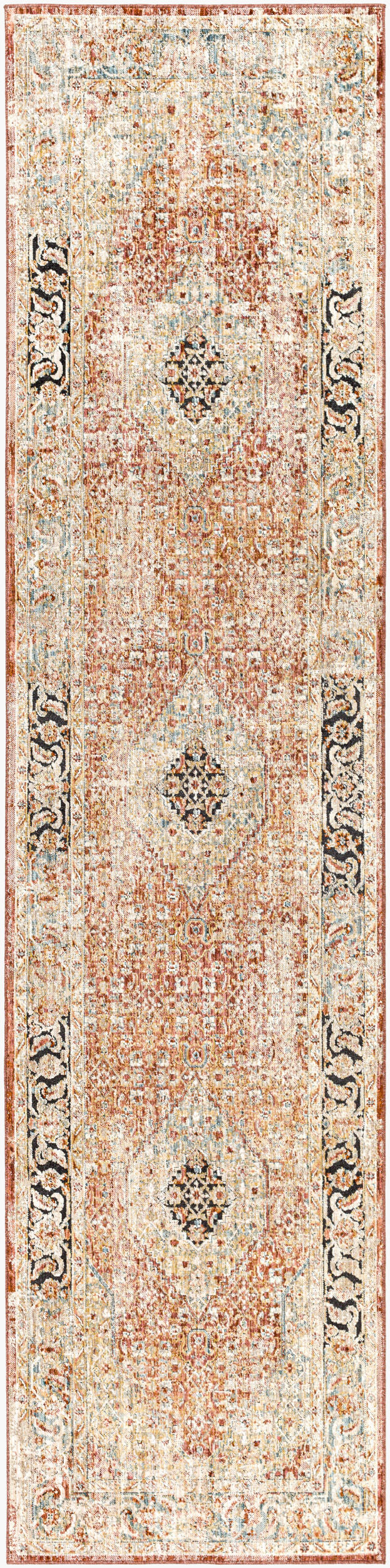 Aspendos APS-2302 10ft Runner Machine Woven Runner Rug