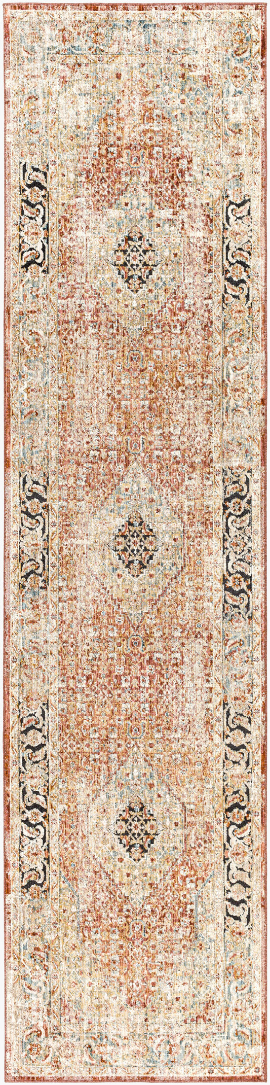 Aspendos APS-2302 10ft Runner Machine Woven Runner Rug