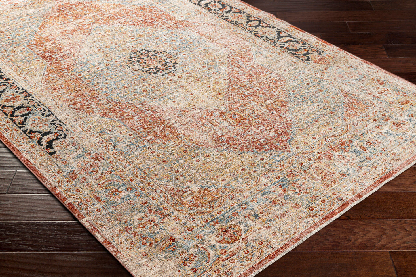 Aspendos APS-2302 10ft Runner Machine Woven Runner Rug