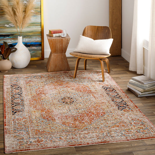Aspendos APS-2302 6' x 9' Machine Woven Area Rug