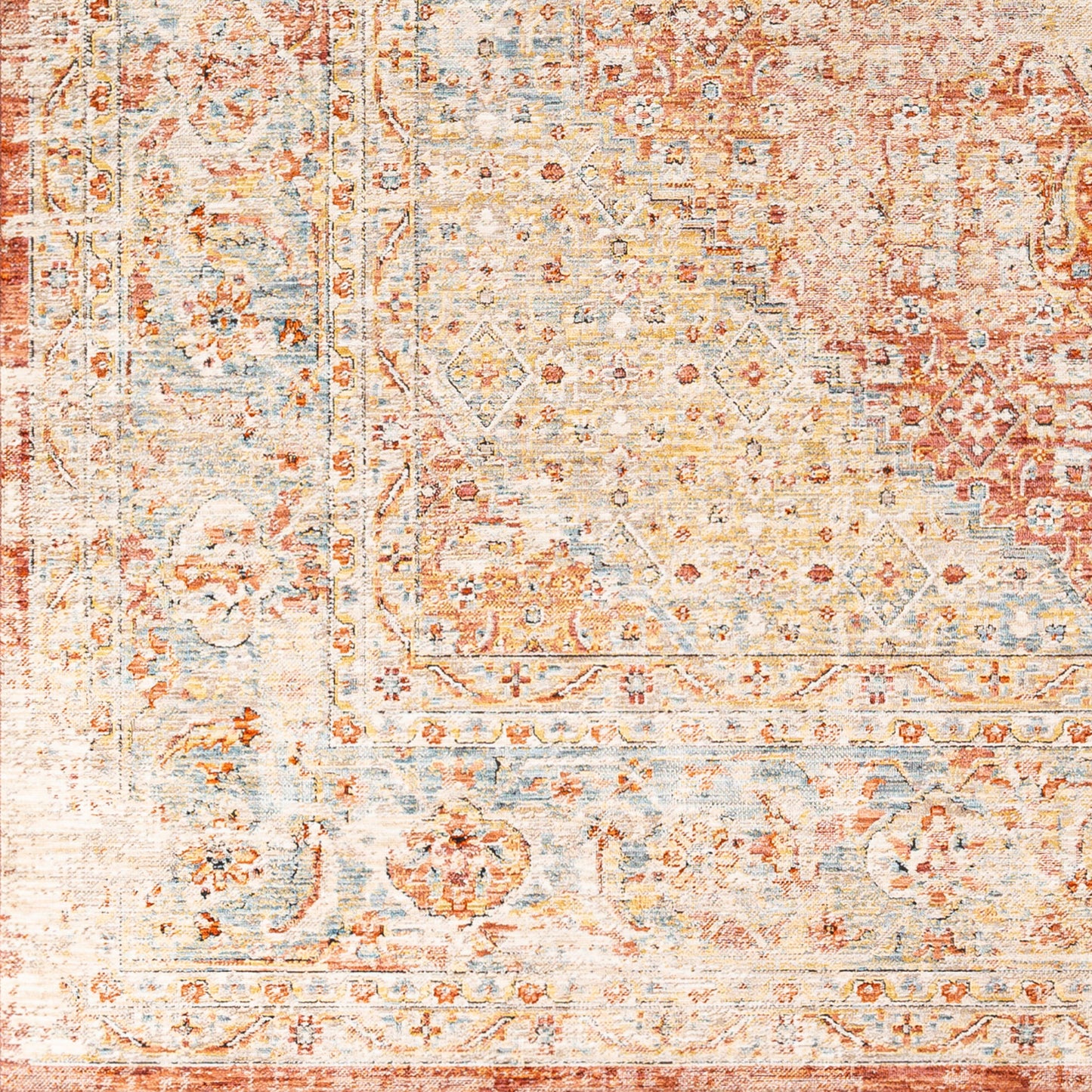 Aspendos APS-2302 10ft Runner Machine Woven Runner Rug