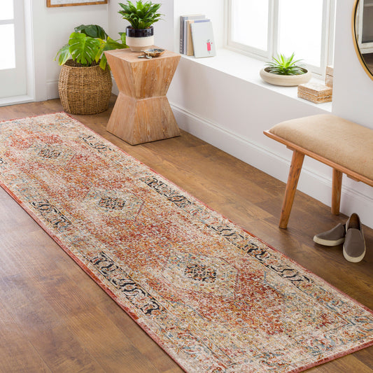 Aspendos APS-2302 10ft Runner Machine Woven Runner Rug