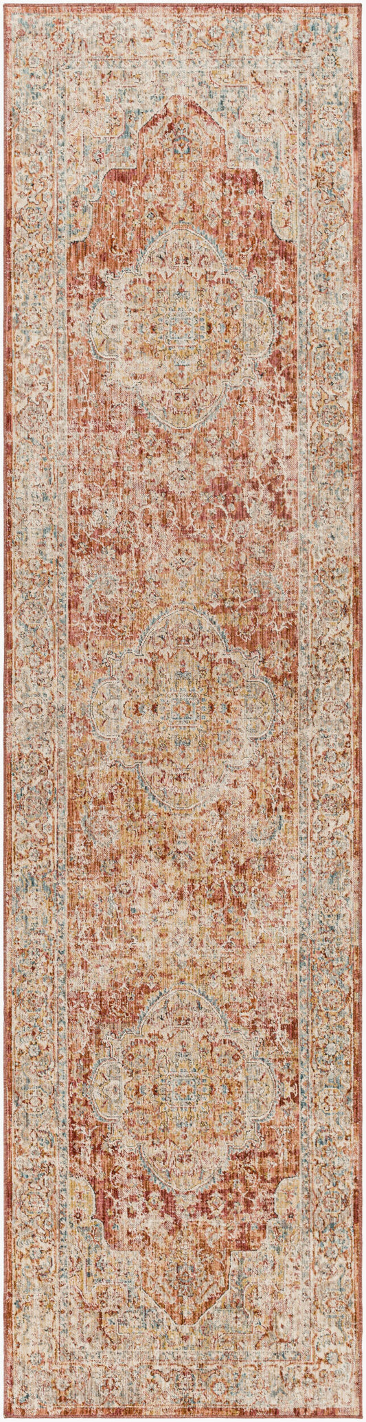 Aspendos APS-2306 10ft Runner Machine Woven Runner Rug