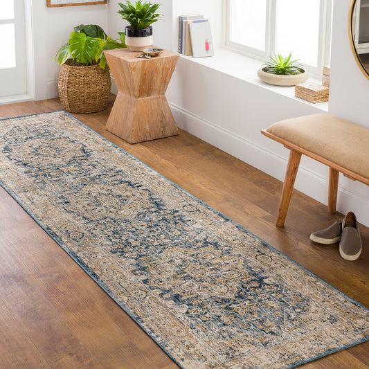 Aspendos APS-2307 7ft Runner Machine Woven Runner Rug