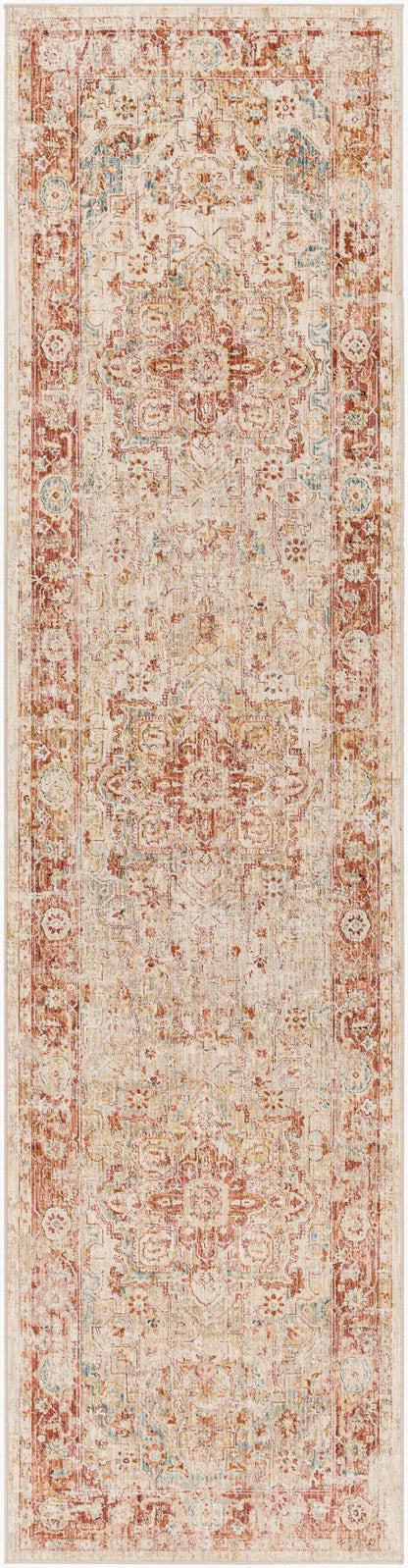Aspendos APS-2308 10ft Runner Machine Woven Runner Rug