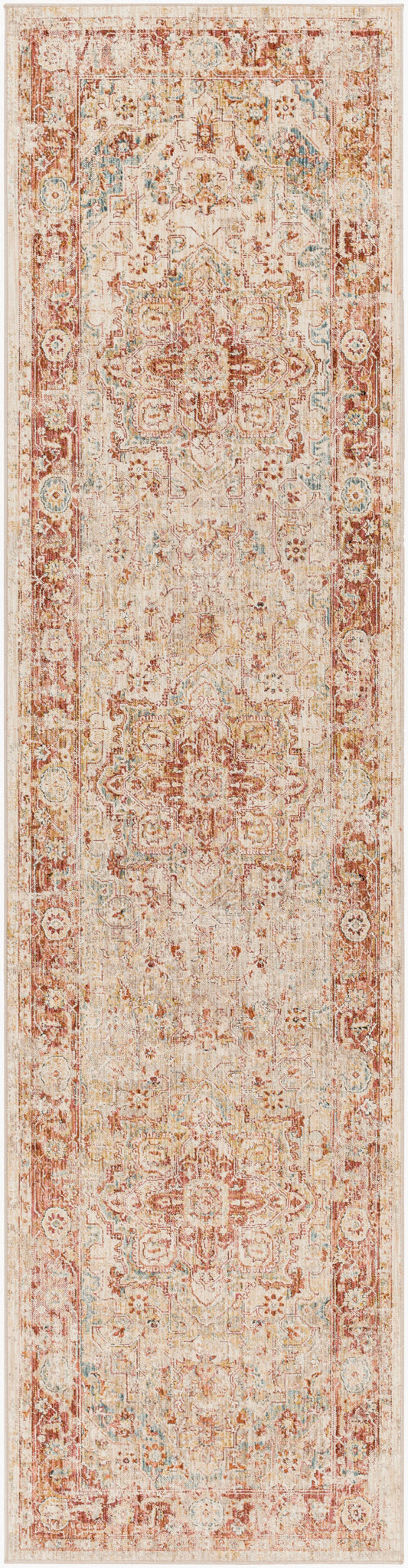 Aspendos APS-2308 10ft Runner Machine Woven Runner Rug