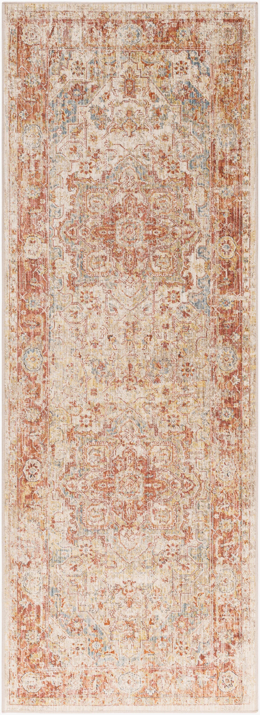 Aspendos APS-2308 7ft Runner Machine Woven Runner Rug