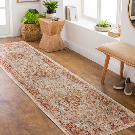 Aspendos APS-2308 10ft Runner Machine Woven Runner Rug