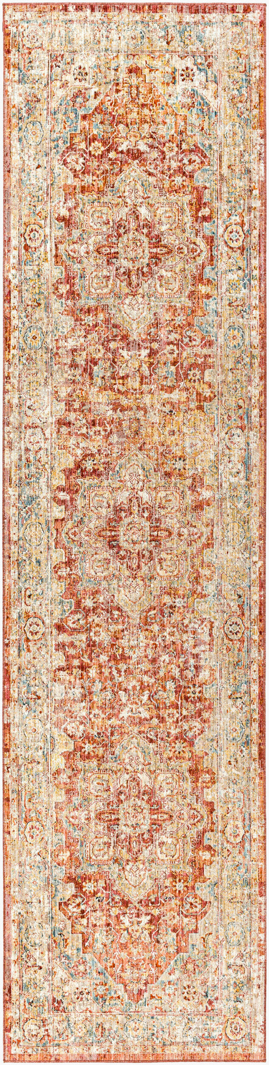 Aspendos APS-2309 10ft Runner Machine Woven Runner Rug