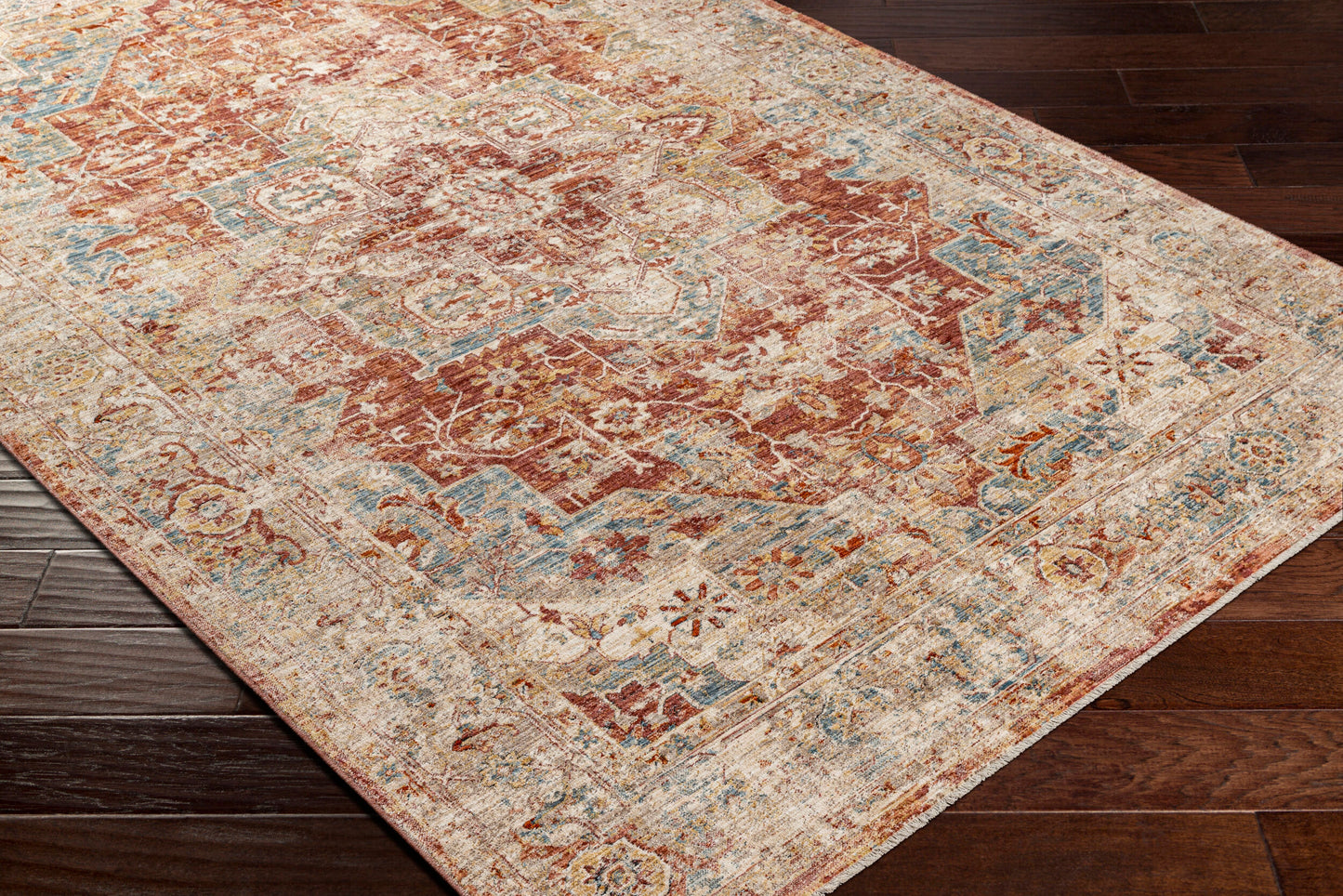 Aspendos APS-2309 3' x 4' Machine Woven Accent Rug