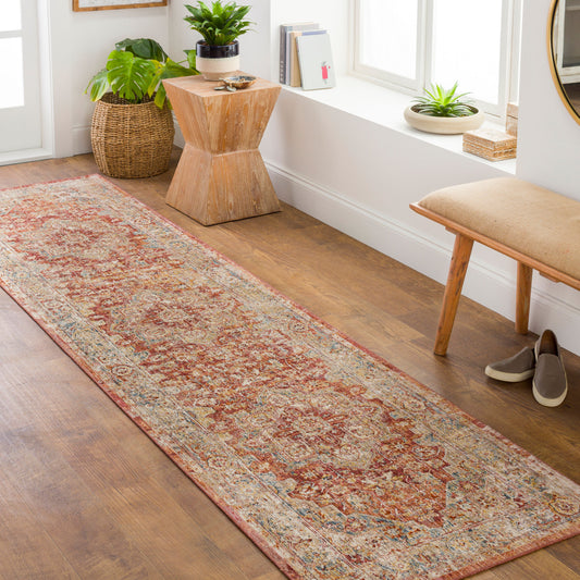 Aspendos APS-2309 10ft Runner Machine Woven Runner Rug