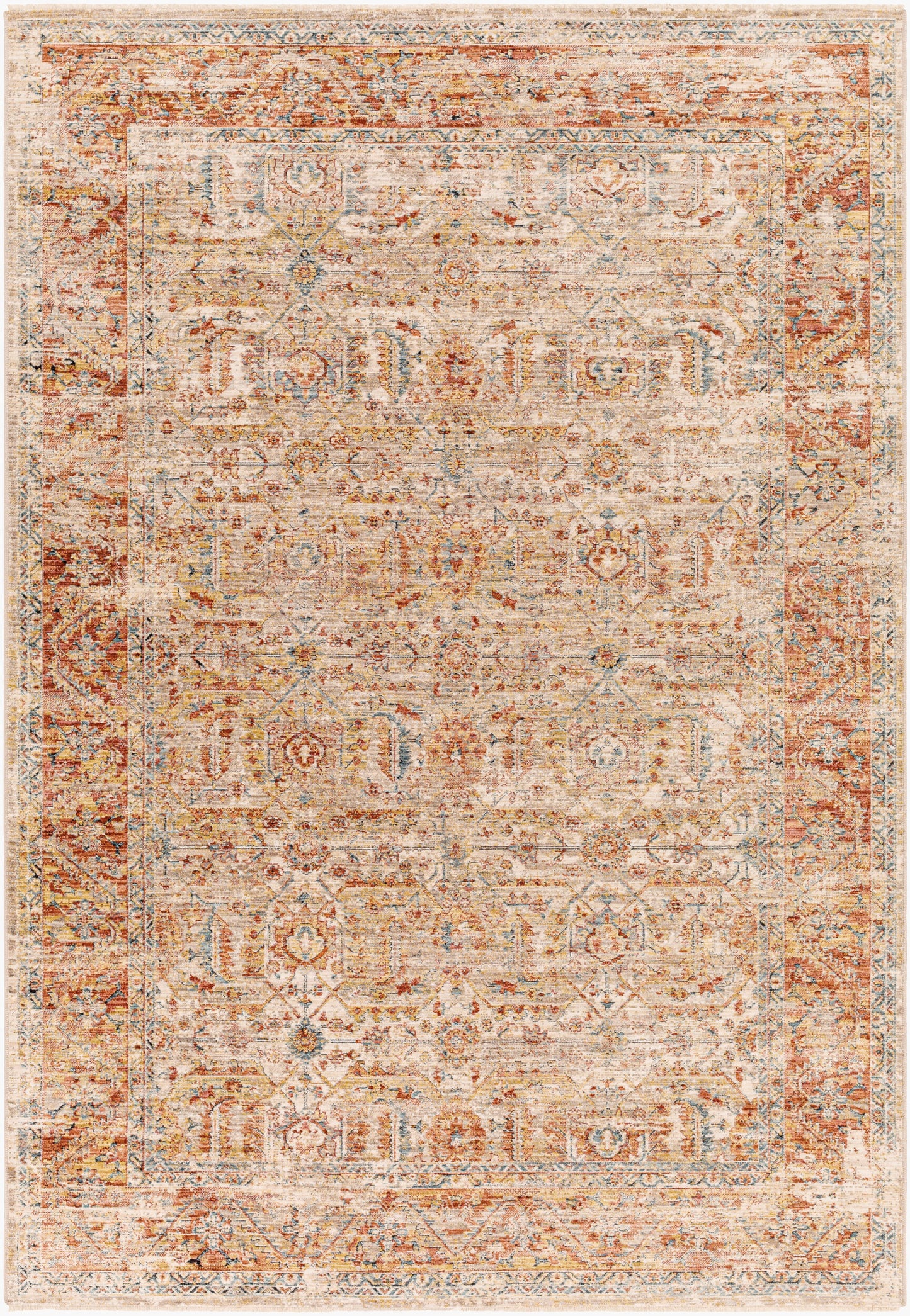 Aspendos APS-2311 3' x 4' Machine Woven Accent Rug