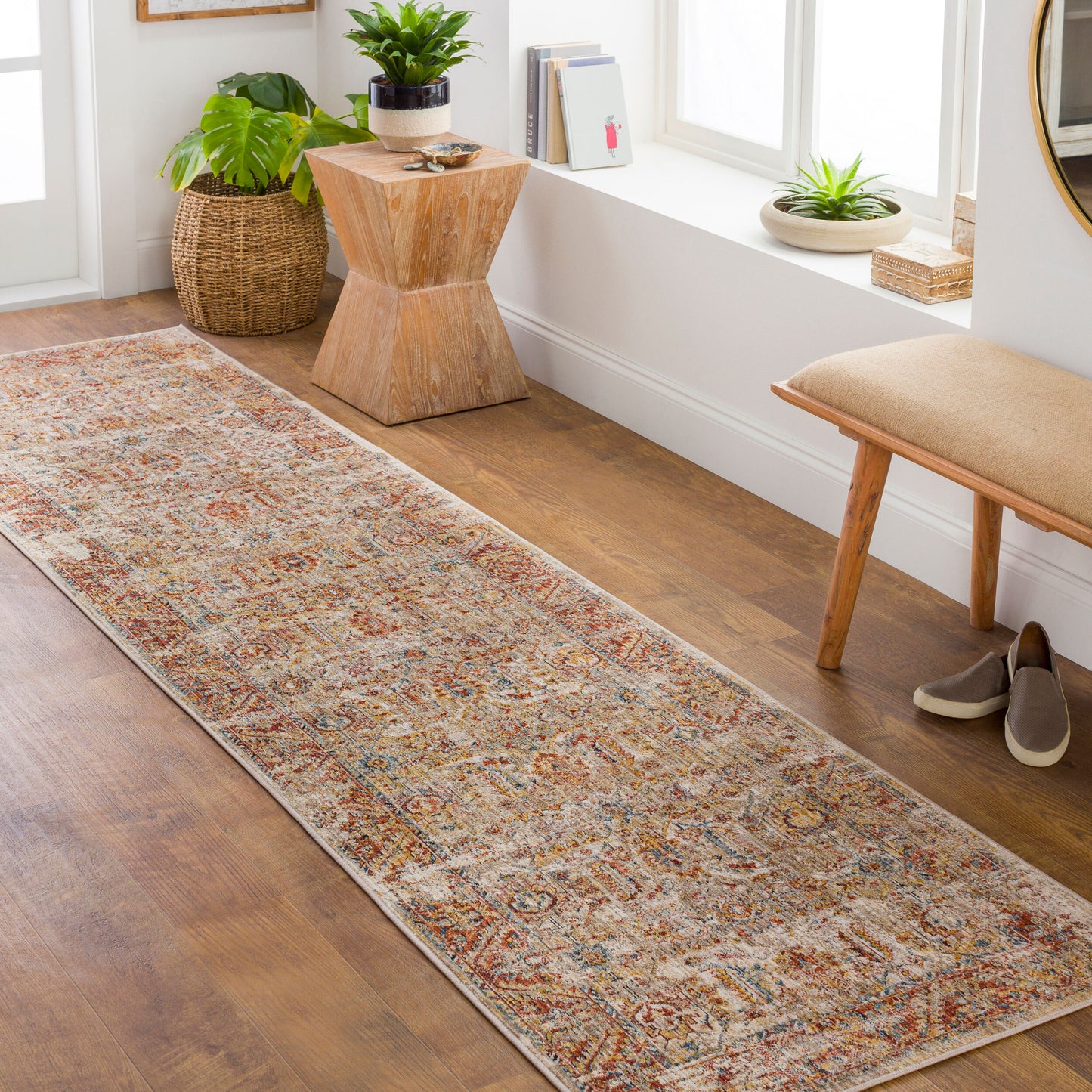 Aspendos APS-2311 10ft Runner Machine Woven Runner Rug