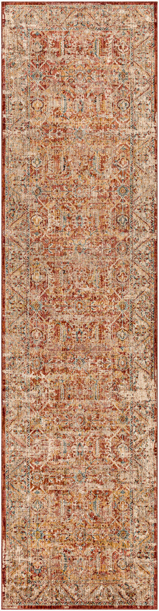 Aspendos APS-2312 10ft Runner Machine Woven Runner Rug