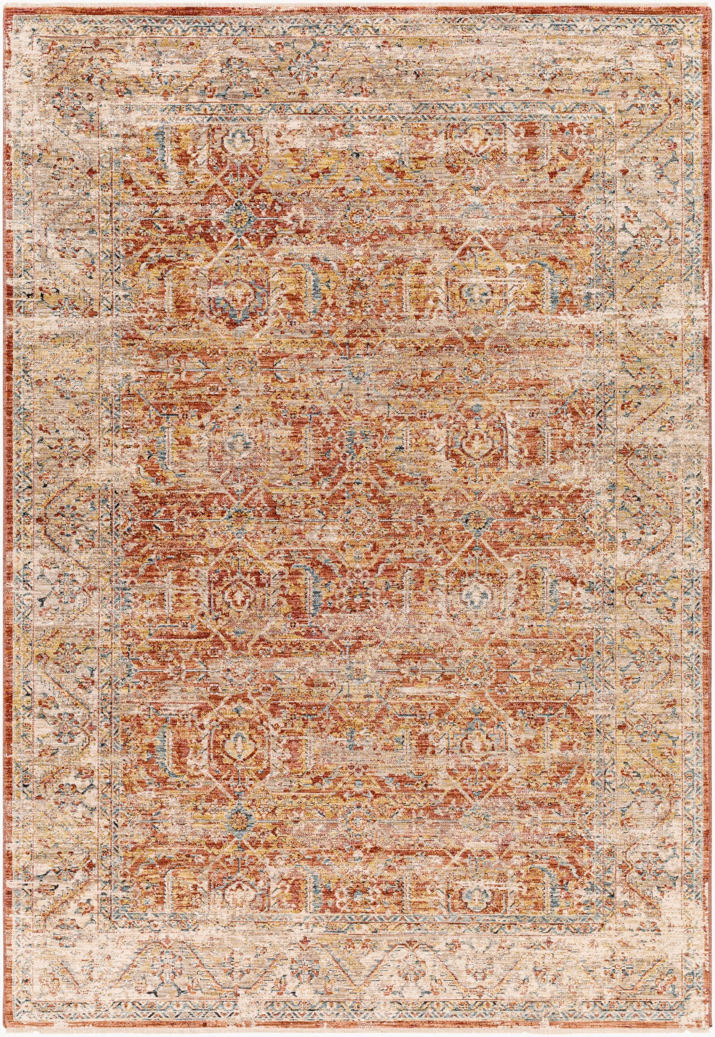 Aspendos APS-2312 2' x 3' Machine Woven Accent Rug
