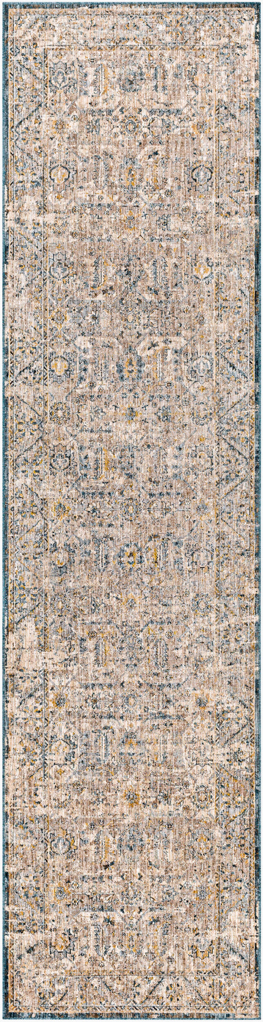 Aspendos APS-2313 10ft Runner Machine Woven Runner Rug