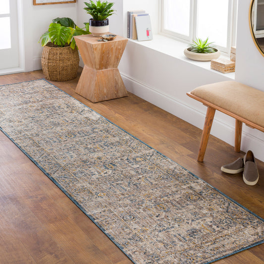 Aspendos APS-2313 10ft Runner Machine Woven Runner Rug