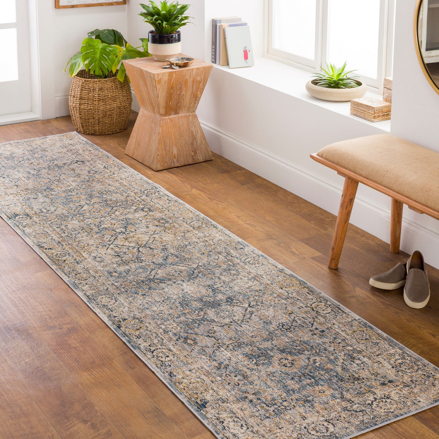 Aspendos APS-2315 10ft Runner Machine Woven Runner Rug