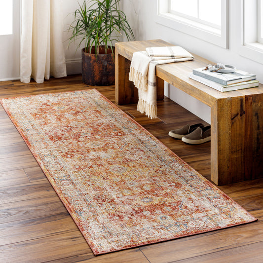 Aspendos APS-2316 10ft Runner Machine Woven Runner Rug
