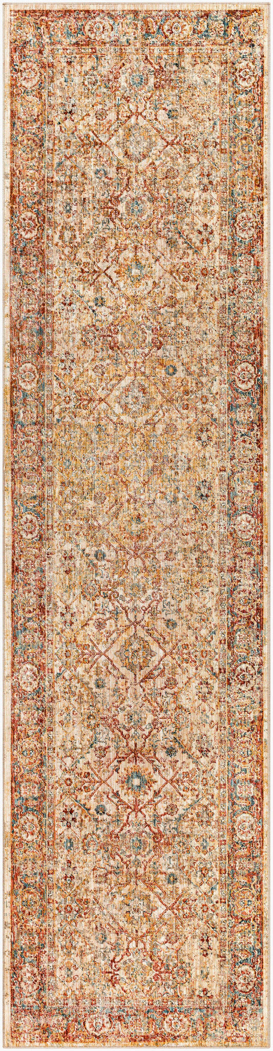 Aspendos APS-2317 10ft Runner Machine Woven Runner Rug