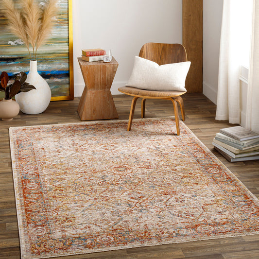 Aspendos APS-2317 3' x 4' Machine Woven Accent Rug