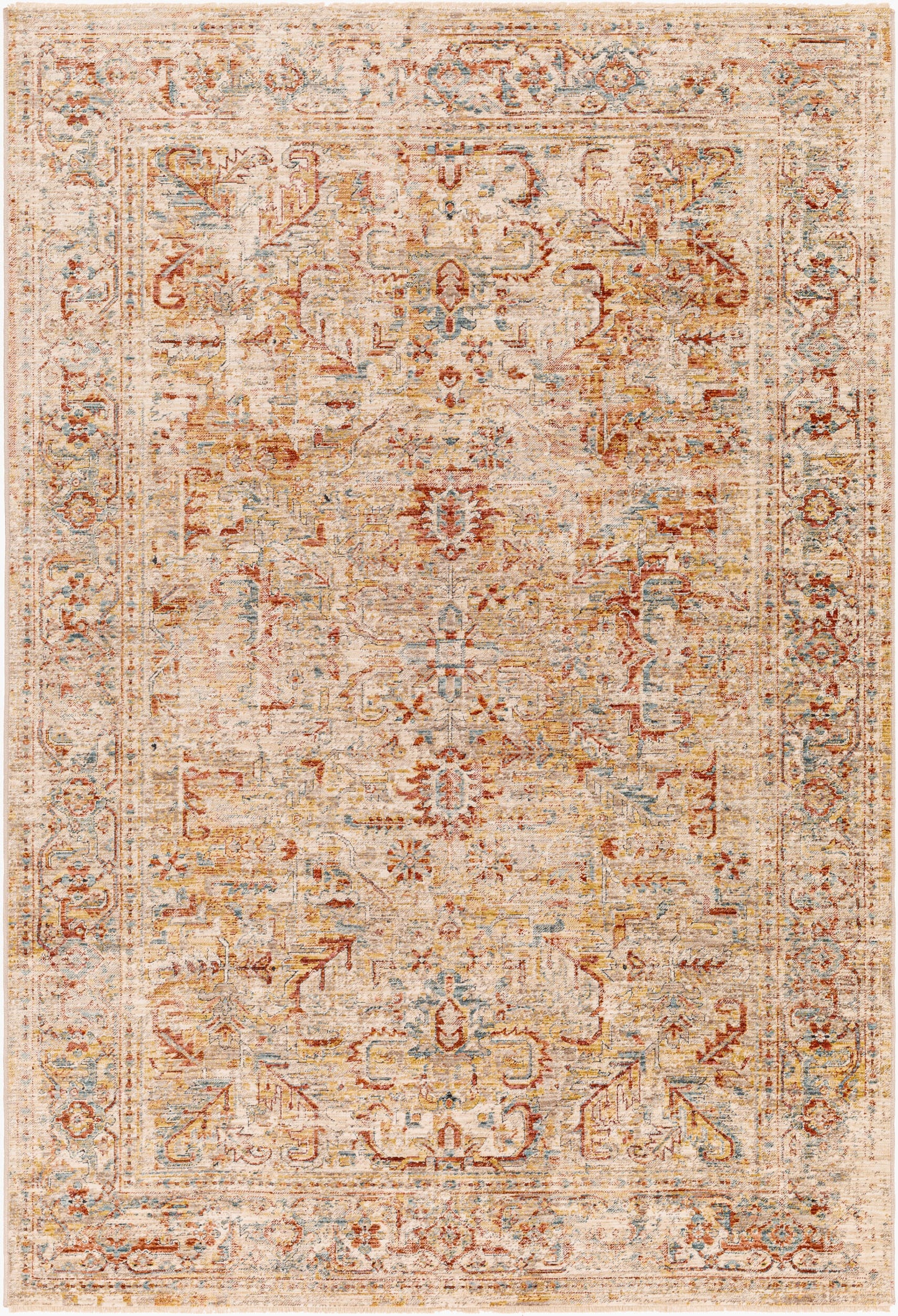 Aspendos APS-2318 2' x 3' Machine Woven Accent Rug