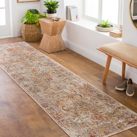 Aspendos APS-2318 10ft Runner Machine Woven Runner Rug