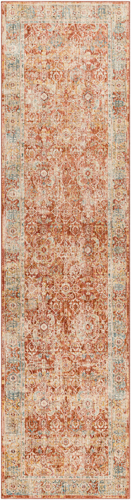Aspendos APS-2319 10ft Runner Machine Woven Runner Rug