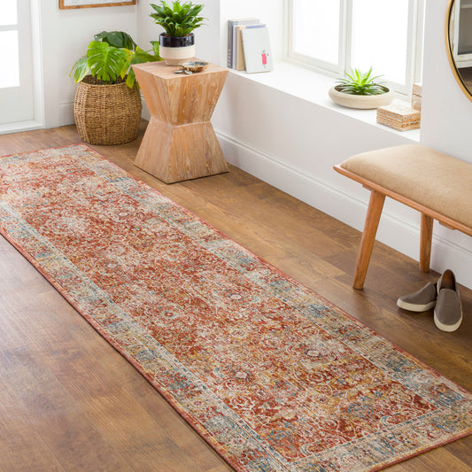 Aspendos APS-2319 10ft Runner Machine Woven Runner Rug