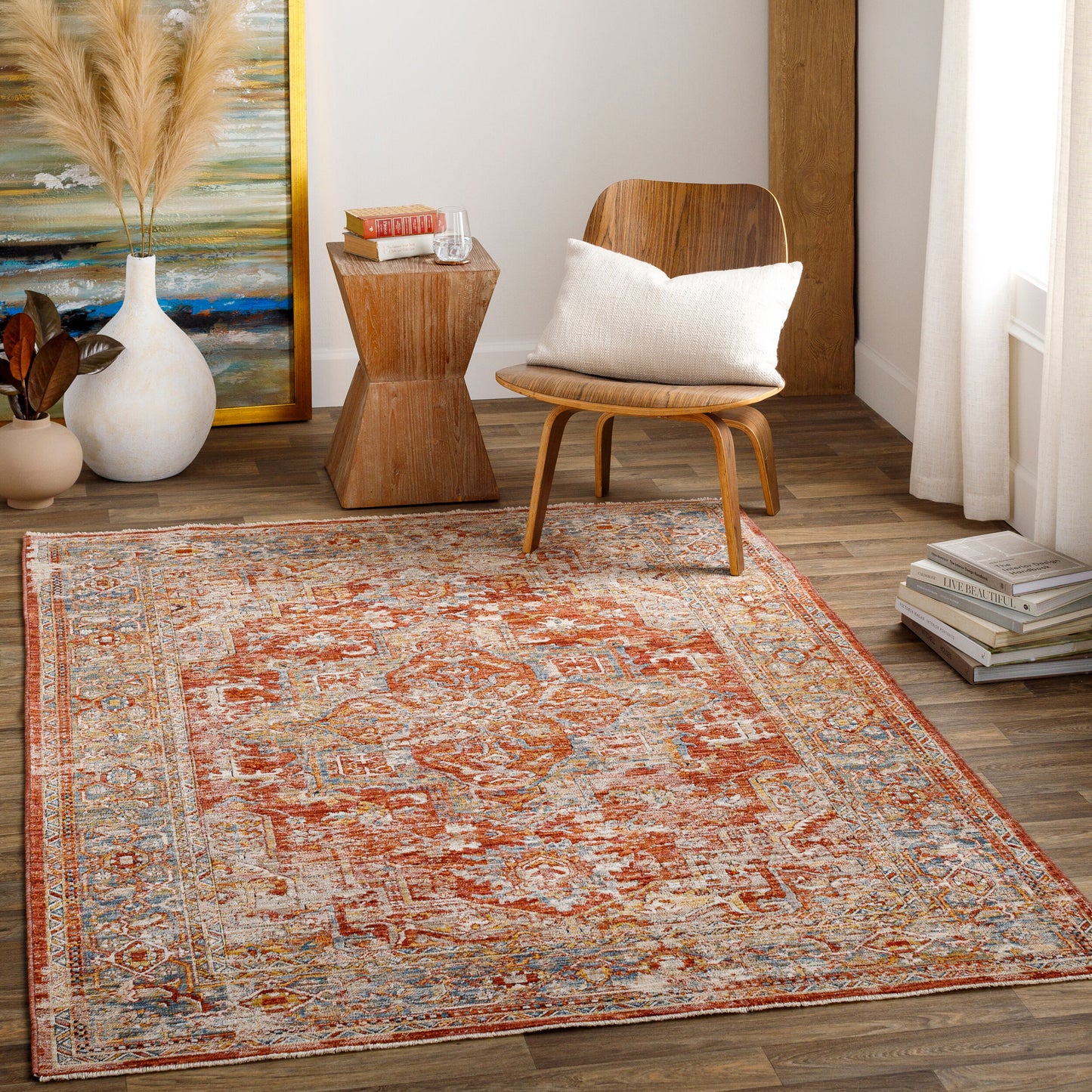 Aspendos APS-2322 10' x 14' Machine Woven Area Rug