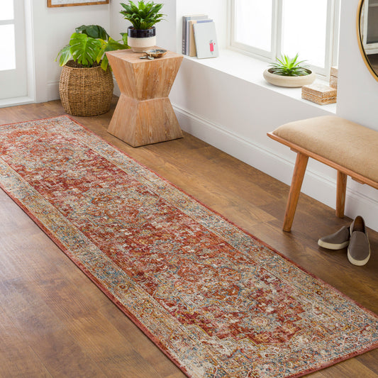 Aspendos APS-2322 10ft Runner Machine Woven Runner Rug