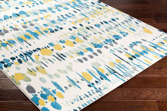 Alfombra decorativa tejida a máquina Apricity APY-1007 de 2' x 3'