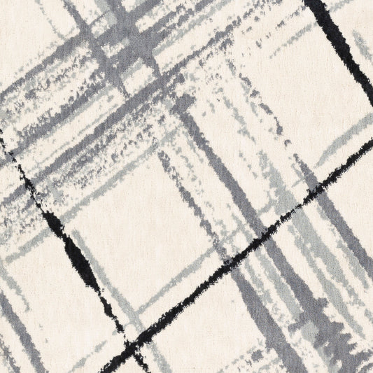 Alfombra decorativa tejida a máquina Apricity APY-1021 de 2' x 3'