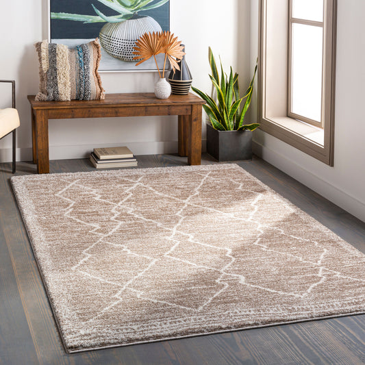 Alfombra decorativa tejida a máquina Andorra ARD-2310 de 2' x 3'