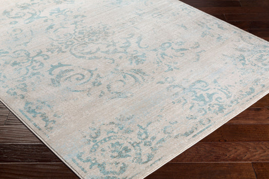 Alfombra decorativa tejida a máquina Allegro ARO-1014 de 2' x 3'