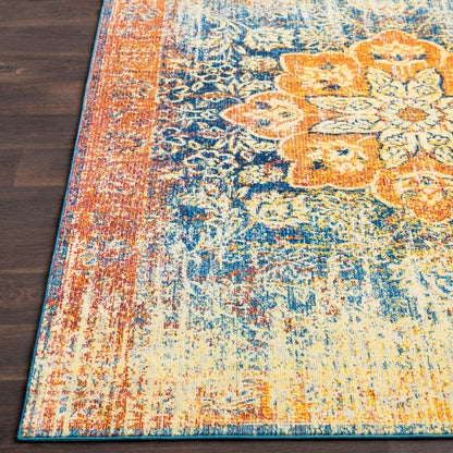 Alfombra decorativa tejida a máquina Aura Silk ASK-2304 de 2' x 3'