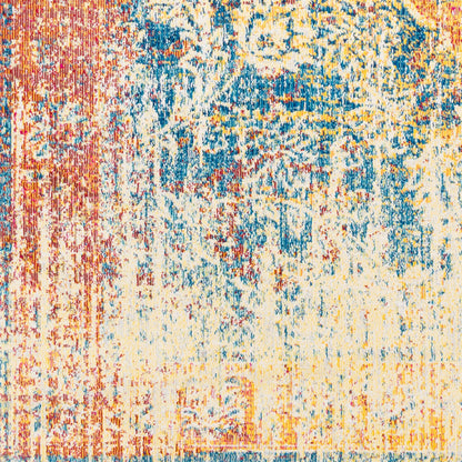 Alfombra decorativa tejida a máquina Aura Silk ASK-2304 de 2' x 3'