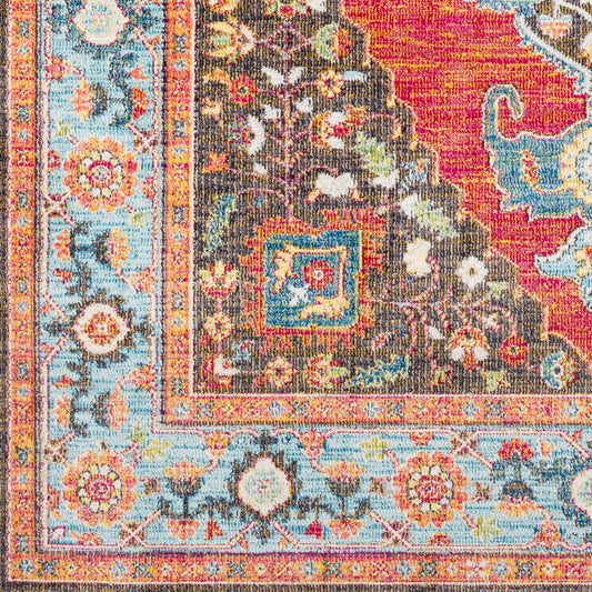 Alfombra tejida a máquina Aura Silk ASK-2307 de 1,52 m x 2,13 m