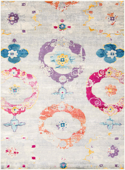 Alfombra tejida a máquina Aura Silk ASK-2319 de 8' x 10'