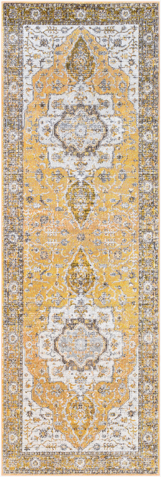 Aura Silk ASK-2322 7ft Runner Machine Woven Runner Rug