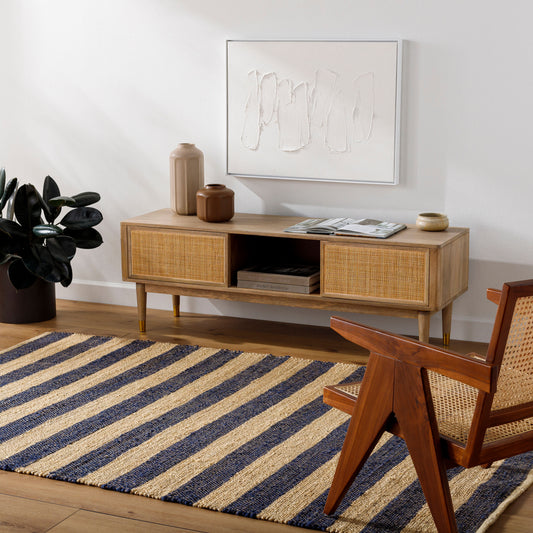 Atina ATA-2302 8ft Runner Handmade Jute Runner Rug